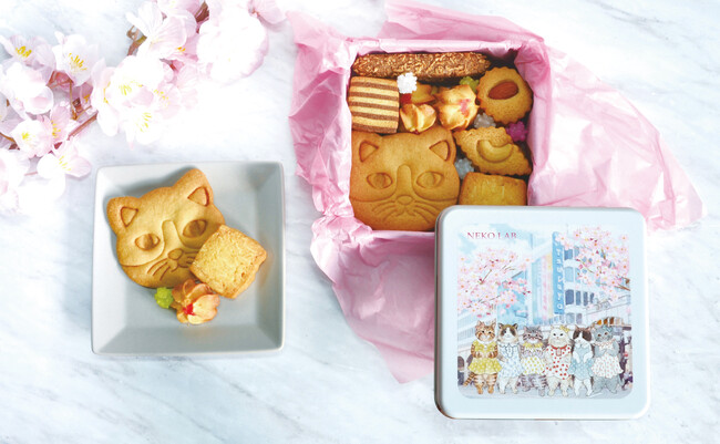 【限定 猫クッキー缶】鶴屋百貨店と NEKO LAB が初コラボ 2024鶴屋ホワイトデーフェアだけの限定販売！