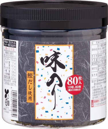 選び抜いた韓国産の海苔を使用した「卓上味のり」「おにぎりのり」が新発売！