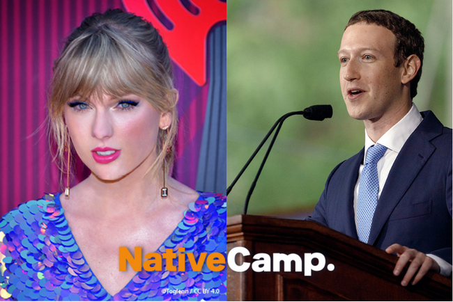 【会員数No.1】ネイティブキャンプ　マーク・ザッカーバーグやテイラー・スウィフトなど著名人のインタビューで英語学習！無料の読み放題・聞き放題コンテンツ 7,000突破