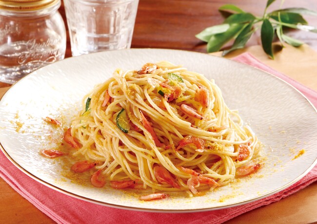 季節限定のパスタ＆ぷりぷりの海老のナゲット新登場　『ボッタルガと桜海老のパスタ』＆『海老ナゲット』