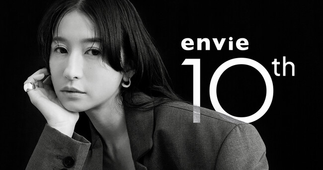 大人女子に支持され続けるカラコンブランド〈envie（アンヴィ）〉、誕生10周年を記念して『envie 10th Thanks Project』を始動！