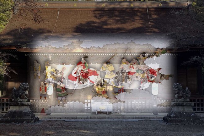 【兵庫県川西市2024】時代絵巻プロジェクションマッピングで彩る