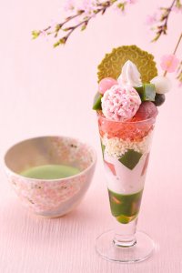 春爛漫の抹茶パフェが登場　京都・伊藤久右衛門「さくら抹茶パフェ」3月1日より提供開始