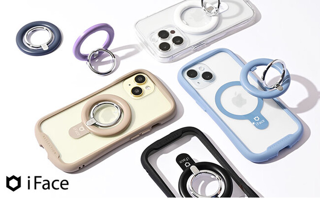 モバイルアクセサリーブランド「iFace」 MagSafe製品に特化した「MagSynq」シリーズからスマホリング「iFace MagSynq Finger Ring Holder」が登場！