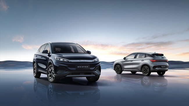 2023年電気自動車販売台数世界No.1（※1）のBYD 人気のe-SUVに新カラーが登場　アップデートした「BYD ATTO 3」を2024年3月1日（金）より発売