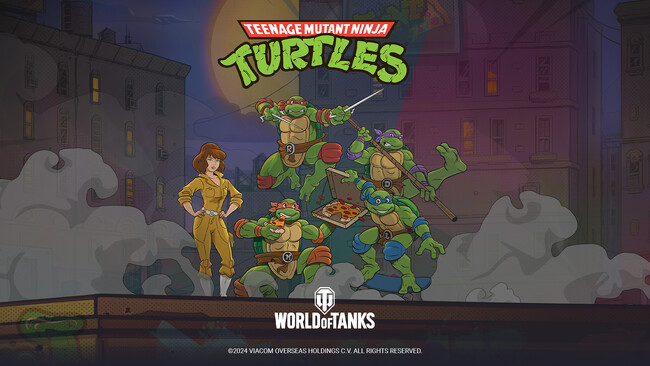 『ティーンエイジ・ミュータント・ニンジャ・タートルズ』が戦車ゲーム『World of Tanks』に登場！