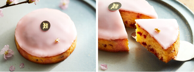 焼き菓子専門店〈ビスキュイテリエ ブルトンヌ〉より毎月即日完売の「ガトー・ナンテ クラシック」に3月限定の“ 桜 ”の 味わいが登場！