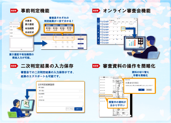 「moreNOTE」の介護認定審査会デジタルパックに新機能追加　審査の質向上・時間半減を実現し、増え続ける介護認定業務をデジタル化で支援！