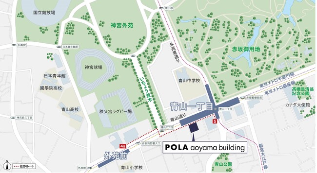 ポーラ青山ビルディングが2024年3月1日（金）に竣工