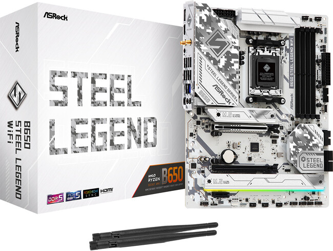 ASRockから、AMD B650チップセット、Intel B760チップセットを搭載したマザーボードを5製品発売