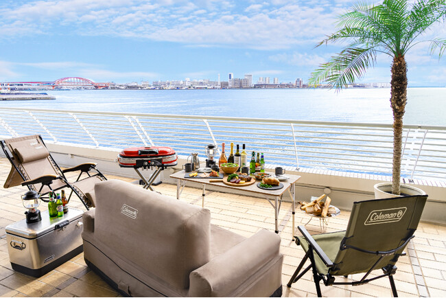 【神戸メリケンパークオリエンタルホテル】“Seaside Terrace BBQ with Coleman” を販売