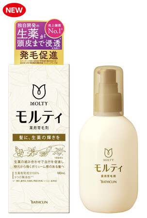 女性向け育毛剤No.1＊1ブランド「モルティ」から有効成分生薬100％の「モルティ薬用育毛剤」を3月11日に新発売