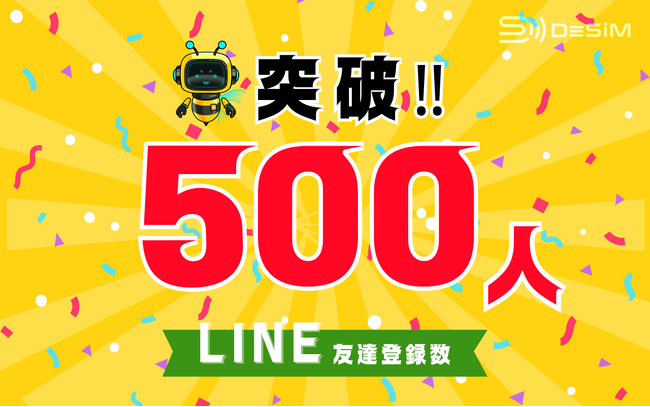 DeSiMのLINE友だち登録者数、500人突破！世界をつなぐ旅のサポーターへ