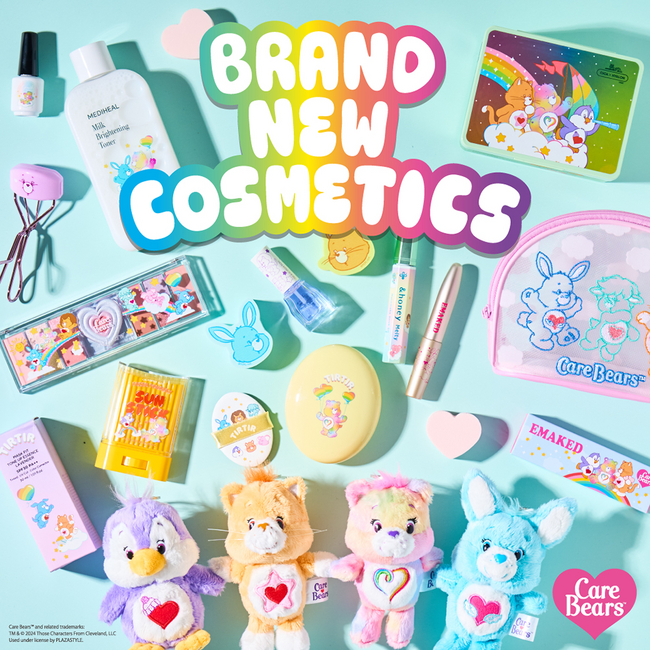 大人気コスメたちが『Care Bears(TM)(ケアベア(TM))』のスペシャルデザインに大変身！PLAZA 春のコスメプロモーションがスタート。