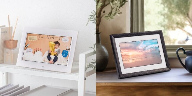 SDカード、USBメモリ内の写真・動画・音楽を再生できるデジタルフォトフレームを3月4日に発売