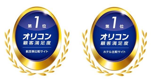 トラベルコが2024年 オリコン顧客満足度(R)ランキング「航空券比較サイト」「ホテル比較サイト」において総合・評価項目別・部門別全てで第１位を獲得