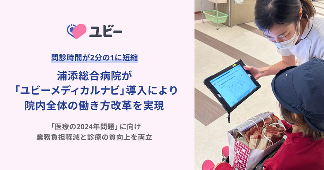 「医療の2024年問題」に向け問診時間を1/2に短縮し院内全体の働き方改革を実現