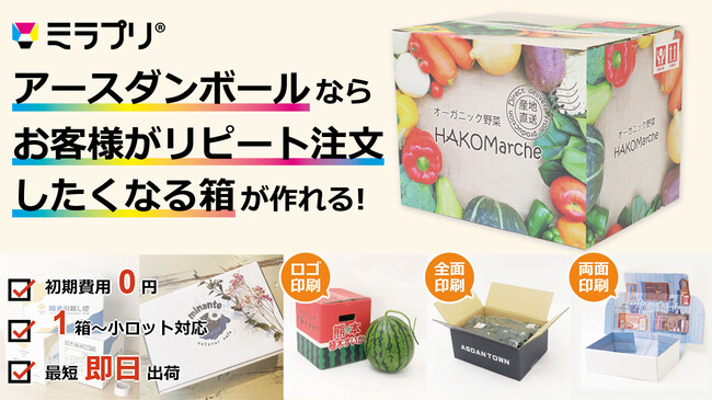 フルカラーダンボールの在庫商品を新たに追加！いつもと違う段ボール箱で商品を送ってみませんか？