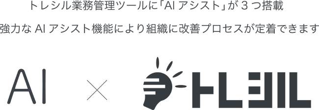 トレシル、業務改善プロセスを組織やチームに定着できる「改善AIアシスト」を3つ一挙に提供開始、前例のないスムーズな業務改善プロセスを実現