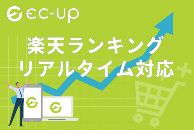 EC-UPが「ラクイチアピール」のバージョンアップを実施。楽天ランキングリアルタイムをサポートし、EC-UP利用者に、より多くの売上アップの機会を提供。2024年2月29日（木）より利用開始。