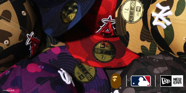 A BATHING APE(R) × MLB × NEW ERA(R)