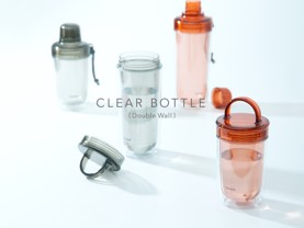 美しいデザインと環境に配慮した素材を採用きれいを持ち歩く『CLEAR BOTTLE』2月下旬より順次販売開始