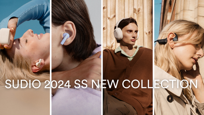 北欧モダンなオーディオブランドSudioから新ラインナップ登場！2024年3月より、全国の家電量販店およびECサイト等で発売開始