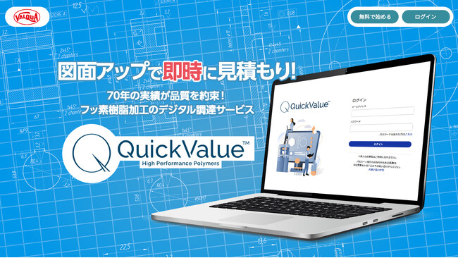 半導体装置部品に使用される“フッ素樹脂加工品”のデジタル調達サービス　「Quick Value（クイックバリュー）」リリース