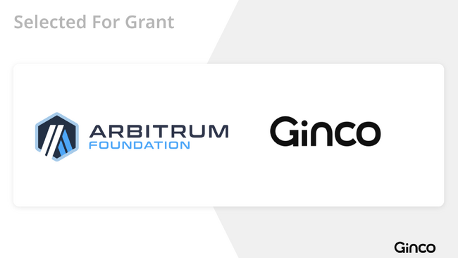 Ginco、アジアのWeb3インフラのリーディングカンパニーとしてArbitrumからグラント授与