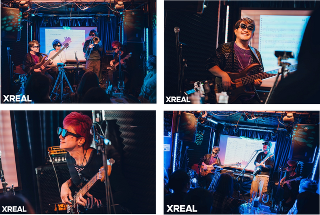 史上初の試み!XREAL AR グラスを使用した音楽ライブ開催