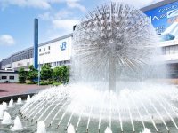 環太平洋大学・ランニングパークに岡山駅前のシンボル「ピーコック噴水」を移設 ― 耕作放棄地が地域活性化の拠点に！