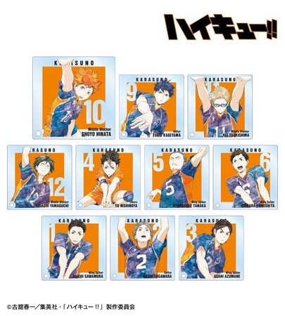 アニメ『ハイキュー!!』のトレーディング Ani-Art 第3弾 アクリルステッカーなどの受注を開始！！アニメ・漫画のオリジナルグッズを販売する「AMNIBUS」にて