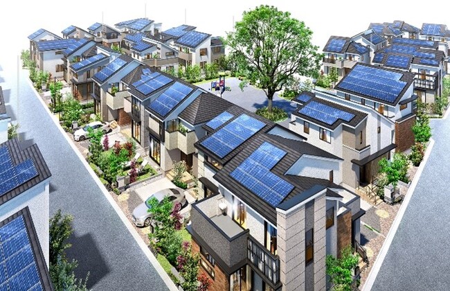 太陽光×蓄電池×高効率給湯器で災害時でも停電しない暮らしを実現　2025 年度までにプラウドシーズンで全住戸蓄電池付戸建を東京都で5 割採用