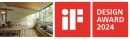 iFデザインアワード2024でiFデザイン賞を受賞した駒沢シャーウッド展示場「ＨＵＥ」