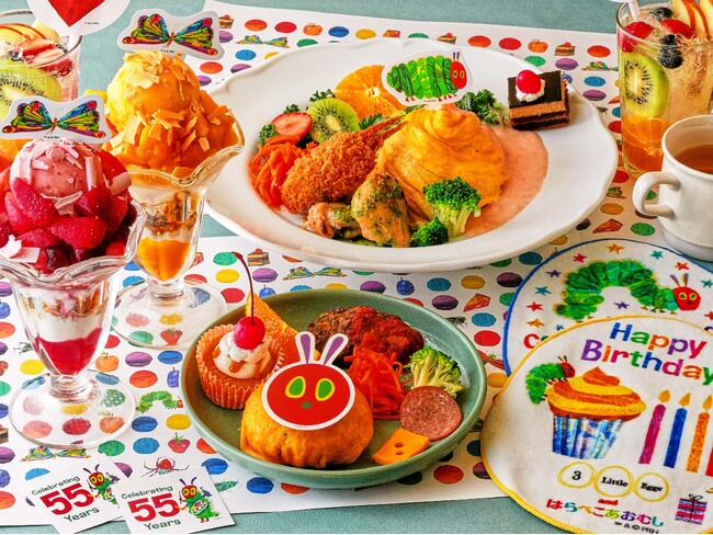 絵本「はらぺこあおむし」との親子で楽しめる体験型コラボレーションカフェ『はらぺこあおむしand 3 Little Eggs』　3/13(水)より、最終シーズンのメニュー＆オリジナルアイテムが登場！