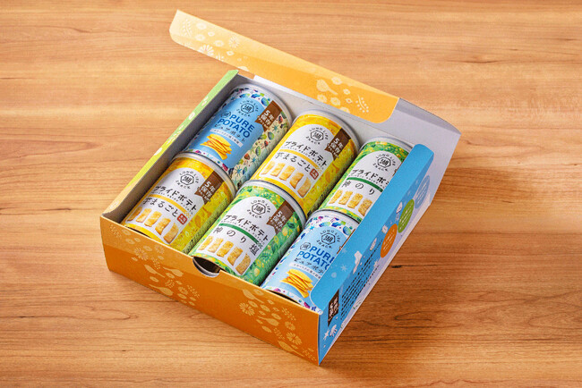 もしもの時に備える、5年間保存可能な缶入りポテトチップス「KOIKEYA LONG LIFE SNACK（6缶セット）」　湖池屋オンラインショップでの再販売を開始