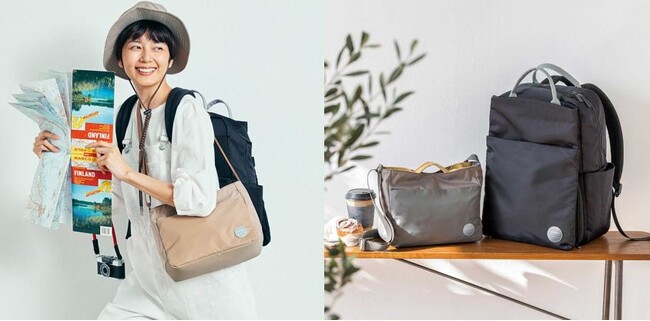 北欧旅行フィンツアー＆テキスタイルデザイナー島塚絵里さん×フェリシモの初トリプルコラボ、旅のスペシャリストのアイデアが詰まった撥水加工のリュックセット＆ショルダーバッグが新登場