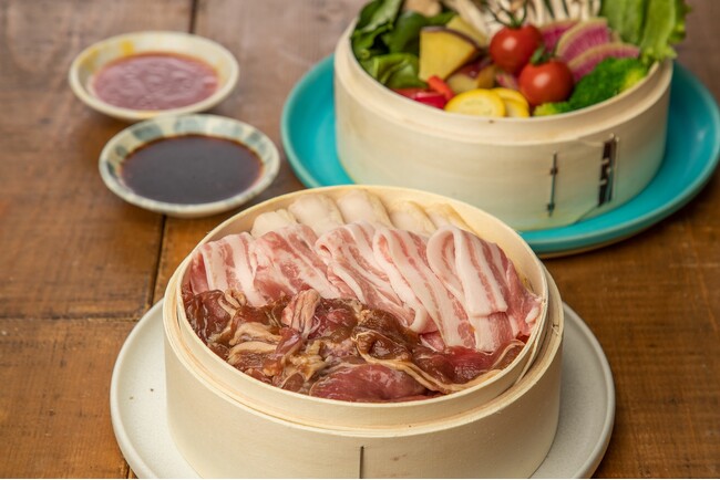 期間限定☆食べ放題＆飲み放題【ヘルシーせいろ蒸しでラム豚鶏肉＆10種の野菜】atari cafe&dining池袋PARCO店