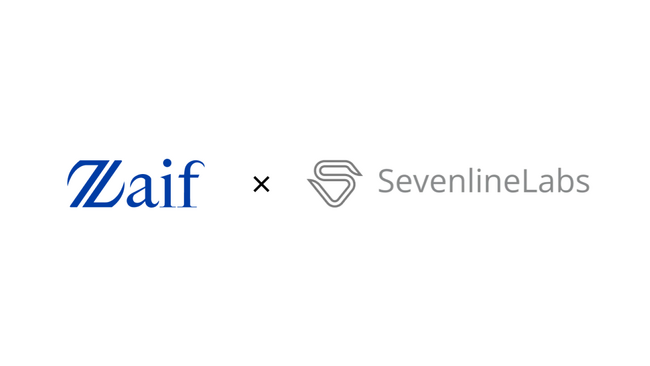 Zaif、SevenlineLabs と業務提携！