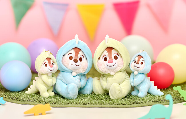 4月2日はチップとデールのお誕生日！“恐竜ごっこ”を仲良く楽しんでいる様子がキュートな新コレクションをディズニーストアで3月15日（金）より順次発売