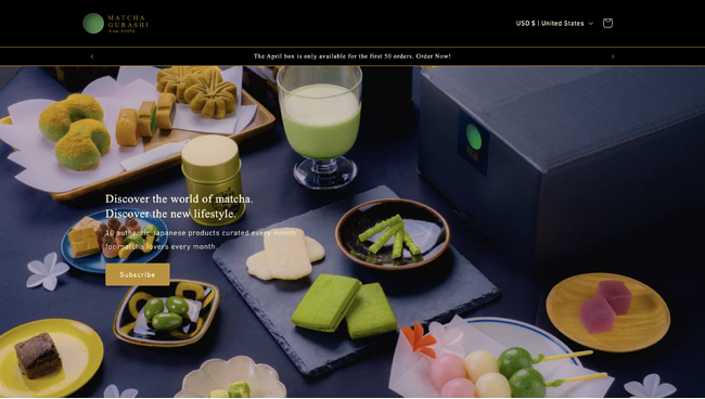 京都発スタートアップ80&Company、越境ECに参入。抹茶とお菓子のサブスク「MATCHA GURASHI」を北米、オセアニア、アジア全域にてテスト販売開始