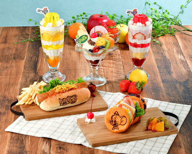 世界中で大人気のアニメーション「トムとジェリー」にインスパイアされたダイナー「TOM and JERRY DINER」にて、“フルーツパーラー”がテーマの期間限定メニューを3月15日(金)より提供開始