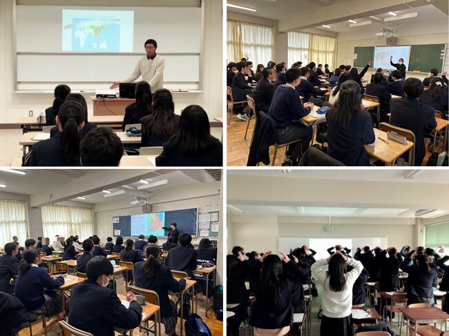 4年間で外国人留学生100名以上を地域の学校に派遣　2800名以上の児童・生徒と異文化間交流を実施