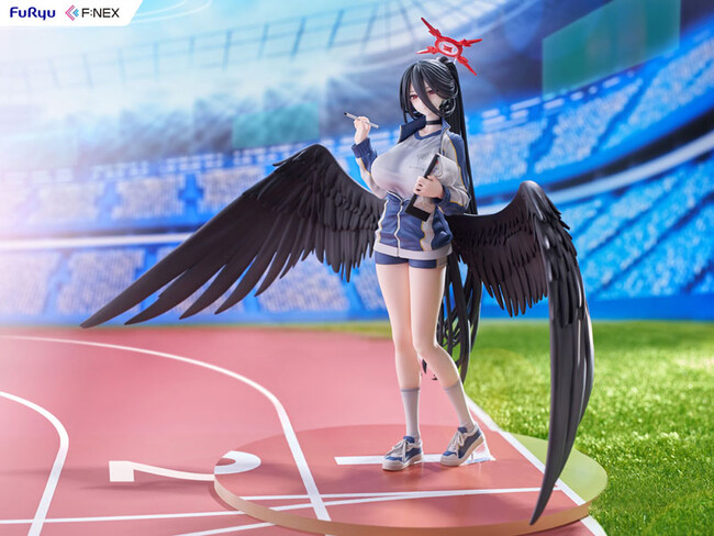 『ブルーアーカイブ』より、「ハスミ(体操服)」がゲーム内イラストを元にフィギュア化。