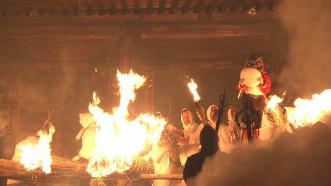 ダイドーグループ日本の祭り 炎の鬼さま、善物語～瀧山寺鬼祭り 愛知県岡崎市３月１６日（土）午後４時放送