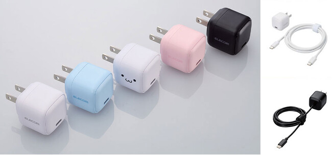 スマートフォンやタブレット、MacBook Airの充電に！USB Power Delivery対応のAC充電器（20W/30W）、単体・ケーブル付属・ケーブル一体型の21製品を新発売