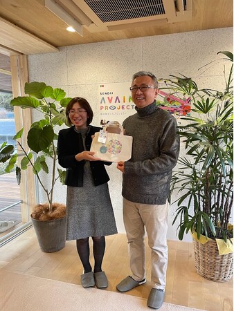 【にじの穂プロジェクト×仙台あばいんプロジェクト】みやぎのあられ様から、SWCあいの実へのご寄付のご報告