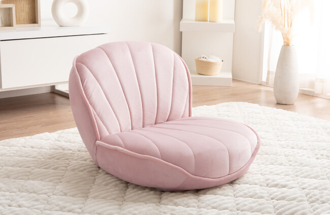 「大人可愛いだけじゃない!」シェル型座椅子が登場【2024新生活】女性の一人暮らしにベストマッチ!