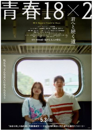 映画「青春18×2　君へと続く道」とのタイアップキャンペーンJRE MALL会員限定！抽選で特別試写会にご招待！