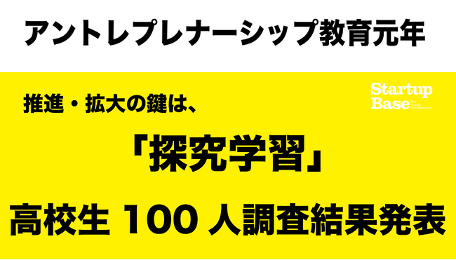 高校生のアントレプレナーシップ教育元年はいかに?調査結果報告